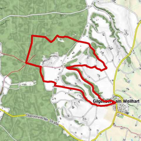 Wanderung Gilgenberg - Blaues Kreuz