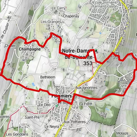 Buisante - Beaujolais - Pommiers