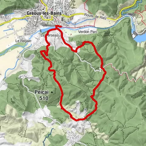 Itinéraire pédestre "Les Maurras"