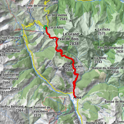 001 TransVerdon Tronçon - Du Col d’Allos à Val d’Allos Le Village