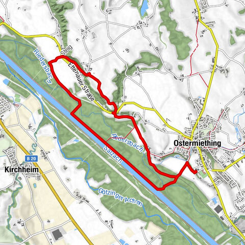 Wanderung Ostermiething - Ettenau