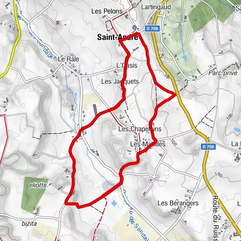 Boucle de Pinson à Saint-André-et-Appelles