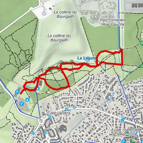 Balade à roulettes : La forêt du Bourgailh - Impraticable