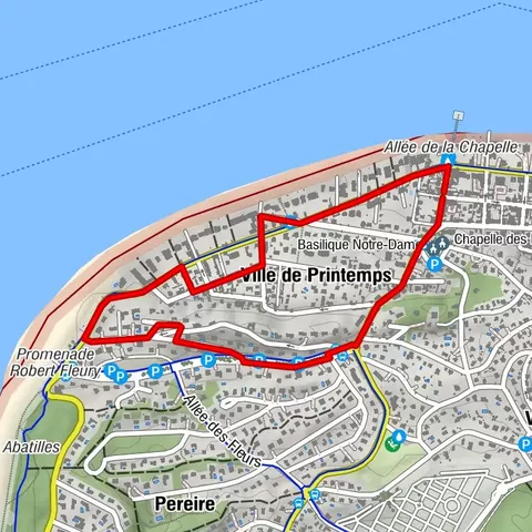 Arcachon, boucle de la ville de Printemps