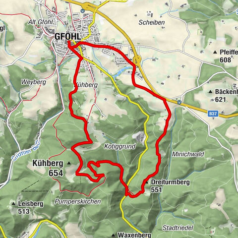 Zweibergewanderung ins Gföhleramt