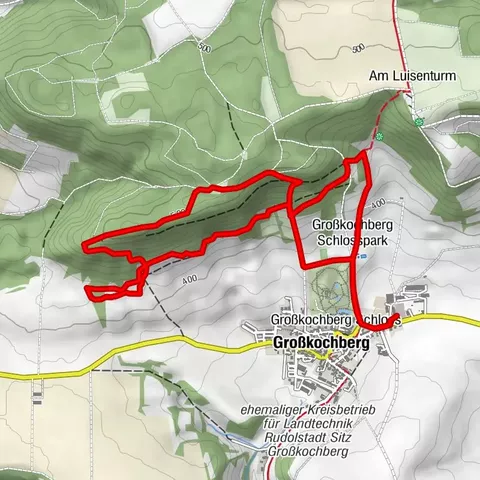 Randonnée circulaire - "Enchantement des fleurs" Großkochberg Saale-Ilmplatte - Großkochberg