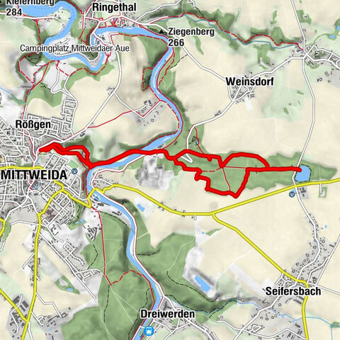 Stadtwald Mittweida-Bürgerwaldrundweg