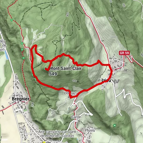 Circuit de randonnée pédestre : La croix Saint Clair
