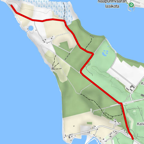 Voie polyvalente jusqu’à la cabane de Kaarreniemi 5 km, exigeante, accessible, Vuokatti