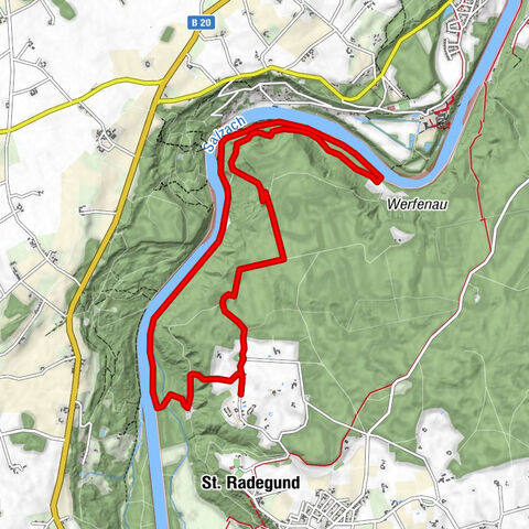 Wanderung - Salzachbögen bei St. Radegund