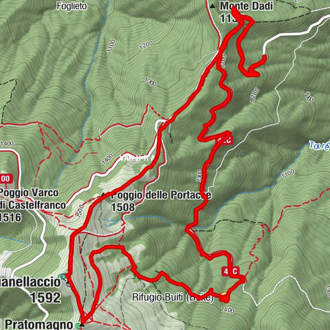 Sotto e sopra la neve, con ghiaccio e vento al Pratomagno