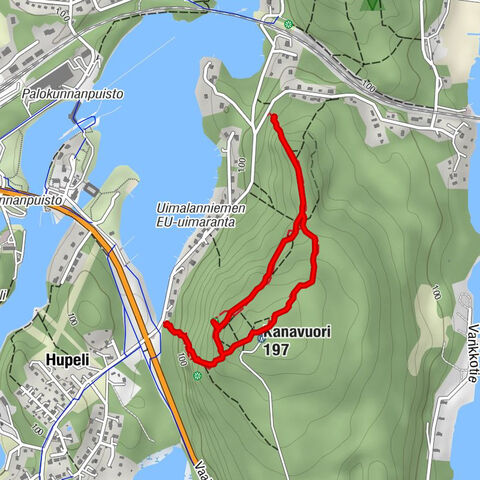 Sentier naturel de Kanavuori, Jyväskylä