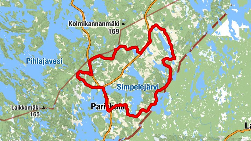 Parcours cyclable Lintuinmaa à Parikkala