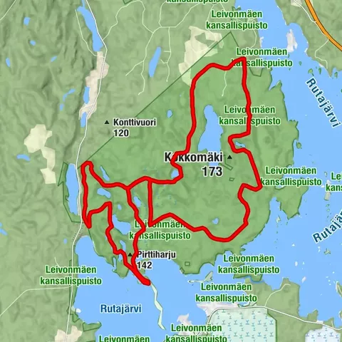 Parcours VTT de Leivonmäki