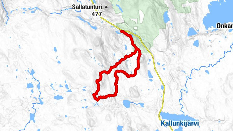 Parcours d'Aikkipetsi, Salla