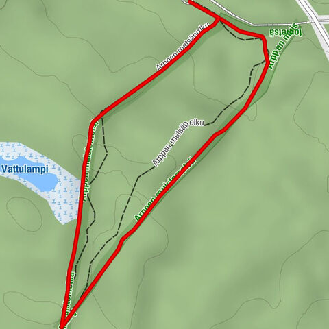 Sentier forestier d'Arppen 2,2 km, Kajaani
