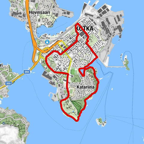 Parcours des parcs de Kotka