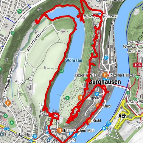 Runde durch Burghausen