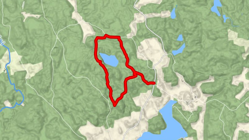 Sentiers Portimon - parcours Viitavuori - Oravakorpi, Hamina