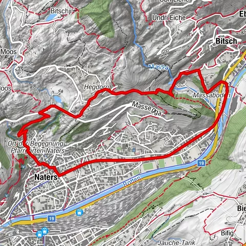 RANDO CIRCULAIRE MASSEGGA PONT SUSPENDU