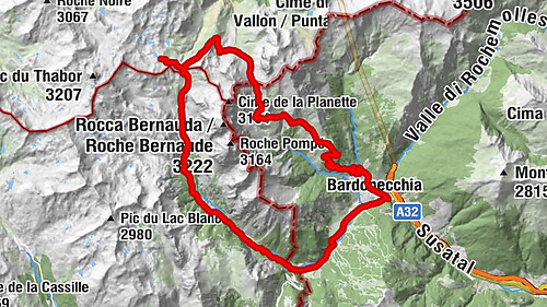 Bardonecchia - Colle della Rho - rifugio Tabor- Melezet