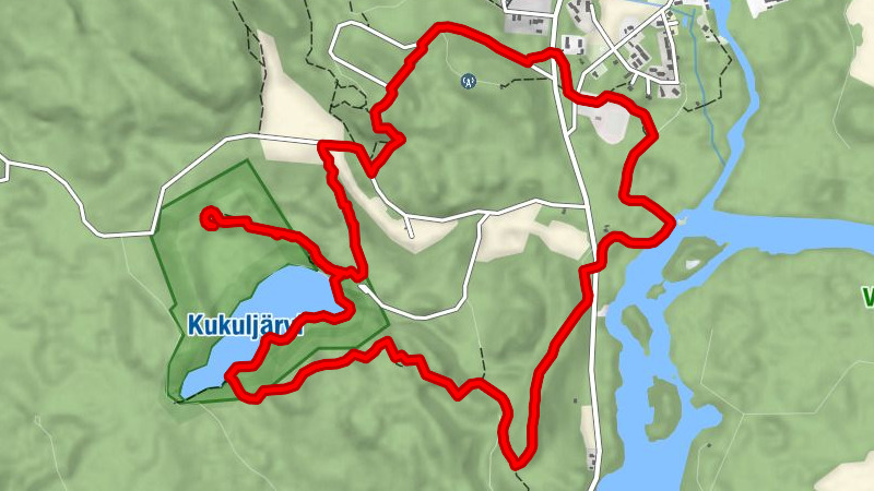 Parcours de Kukuljärvi et grotte de Branni, Loviisa