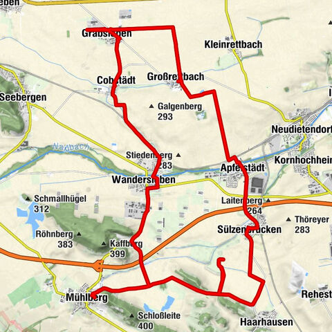 GéoParcours 4 - "Chemin de Saint-Jacques d'Apfelstädt" - Géoparc mondial de l'UNESCO Thüringen Inselsberg - Drei Gleichen