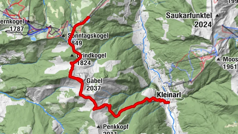Randonnée en altitude : Grafenberg - Gabel - Kurzeggalm - Kleinarl