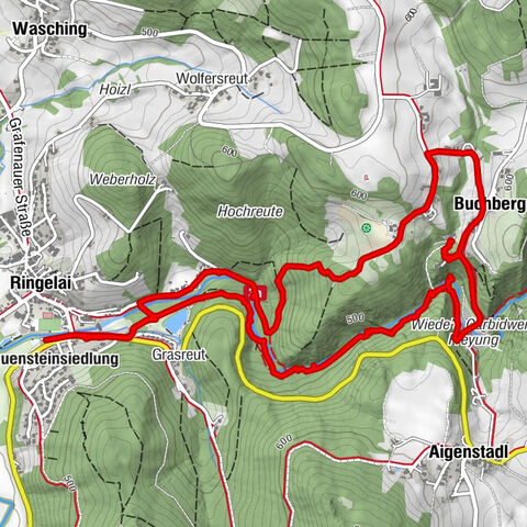Tour entlang der Wolfsteiner Ohe