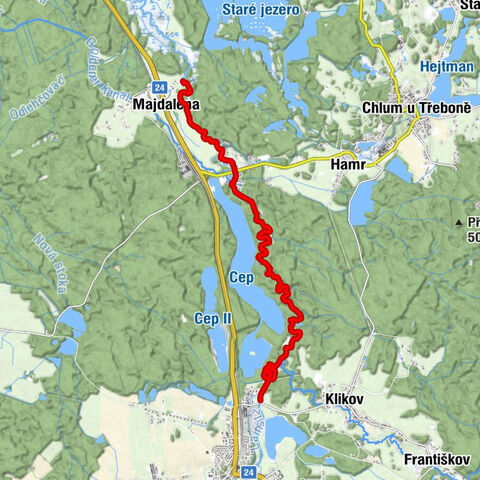 Lainsitz/Lucnice 1 - von Suchdol na Luz zum Camp Magdalena