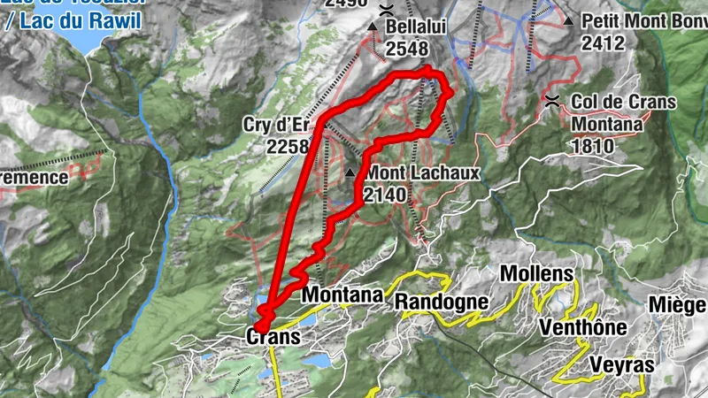 Cry d'Er, Pépinet, Mt-Lachaux,...