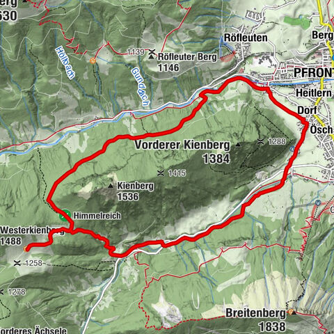 Randonnée circulaire vers l'alpage Bärenmoosalpe au "royaume des cieux
