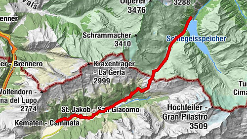 6.Etappe Alpenüberquerung Gmund/Sterzing