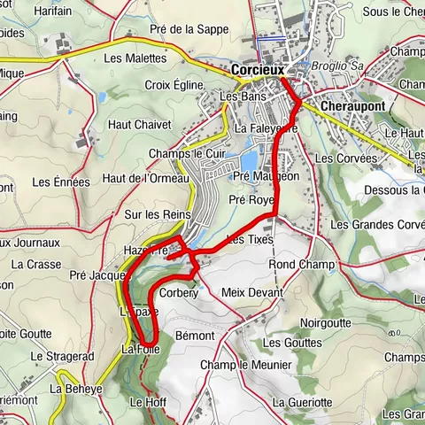 Vichibure et le Vallon de La folie