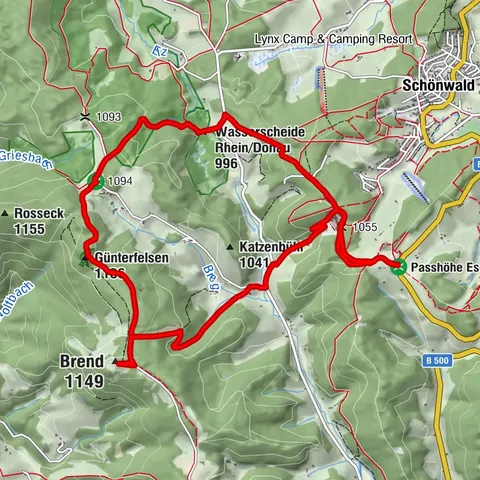 Rundwanderung zur Donau und Elzquelle - Quellenwanderung Nr. 1
