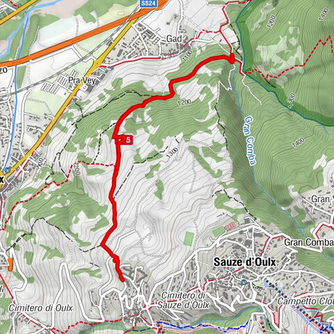 SAUZE D'OULX  Gad (sentier n°9)