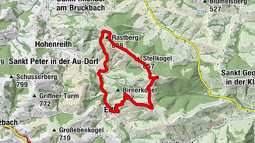 Wanderweg Voralpenblick