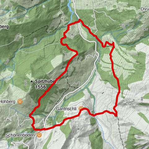 Sentier raquettes Gantrischli