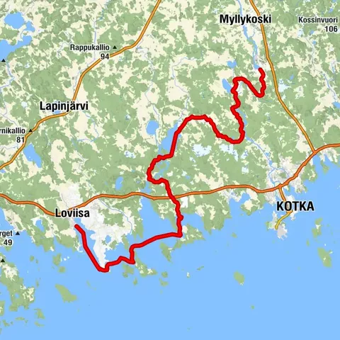 Randonnée kayak Inkeroinen - Loviisa