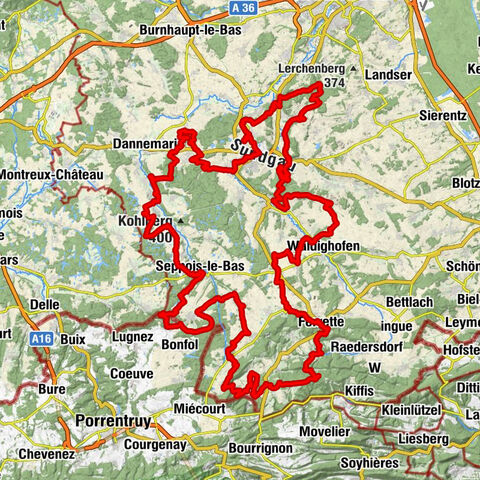 Le Tour du Sundgau à VTT (TDS)