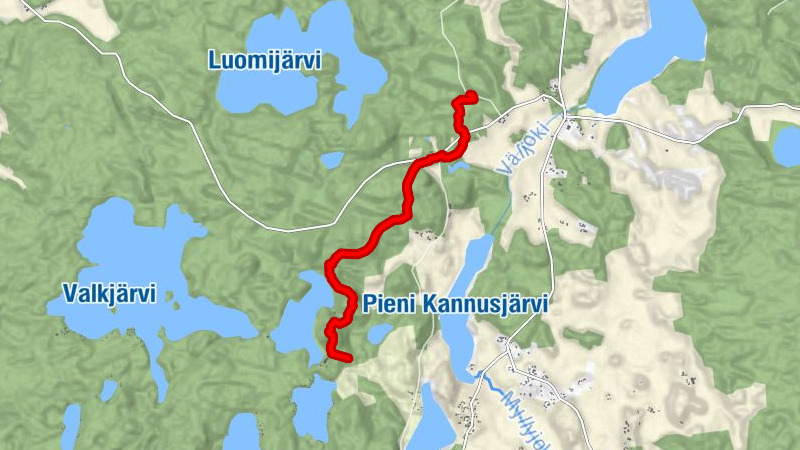 Sentiers de Portimo - Luomakangas-Siliävuori, Hamina