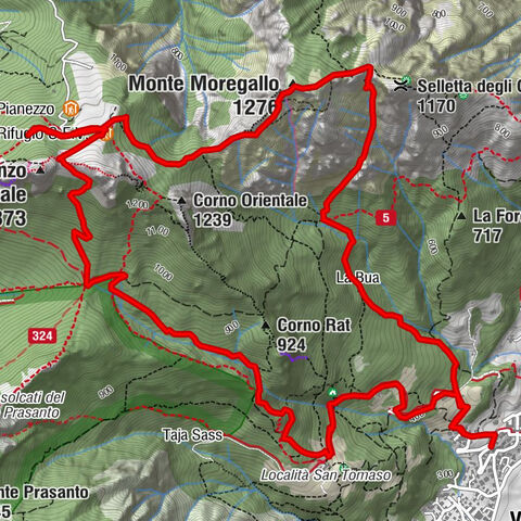 Cima del Moregallo forcella dei Corni di Canzo poi San Tommaso e ritorno