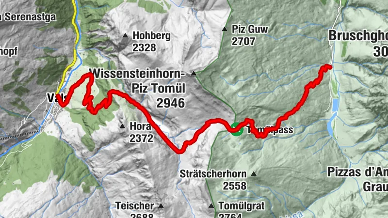 Trail running Col de Tomül