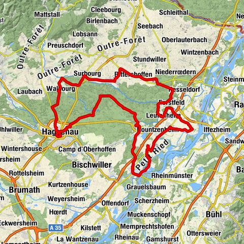 Boucle régionale BR67 : Les villages de potiers et la forêt de Haguenau