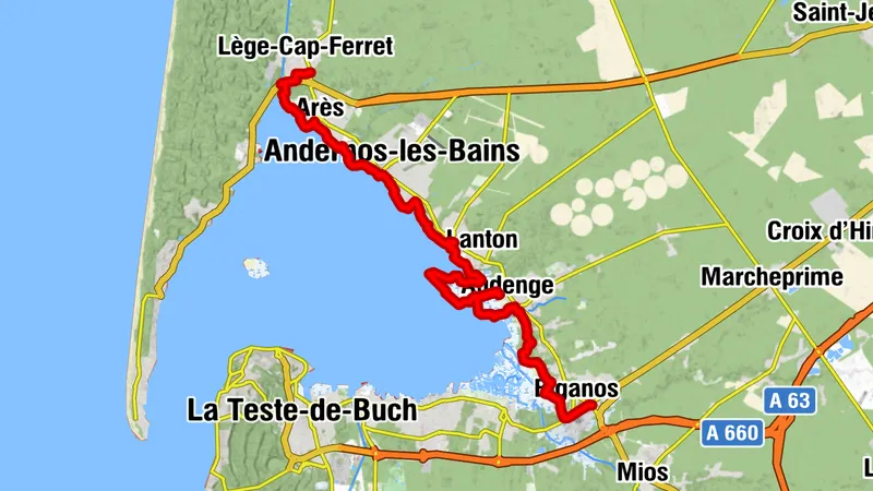 GRP Tour du Bassin d’Arcachon - De Biganos à Lège en écomobilité