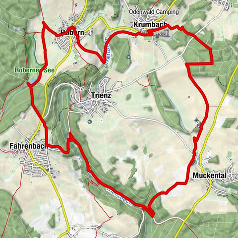 Vespertour Hofgut Robern, Fahrenbach - Wanderung