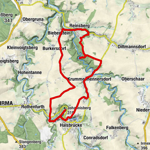 Parcours puits d'aération Sud - découvrir le Rothschönberger Stolln !