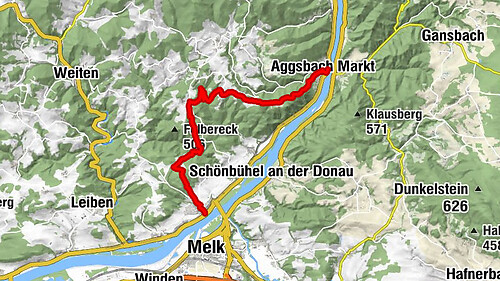 Welterbesteig Wachau 07 : Aggsbach Markt-Emmersdorf (Parc naturel Jauerling-Wachau)