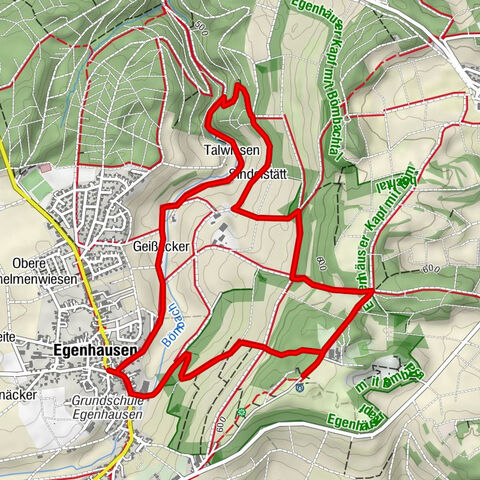 Chemin de pèlerinage "Hirtenweg über den Egenhäuser Kapf" (WandernPLUS)