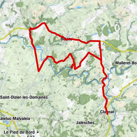 Boucle à vélo N°22 : D’abbaye en moulin au départ de Clugnat